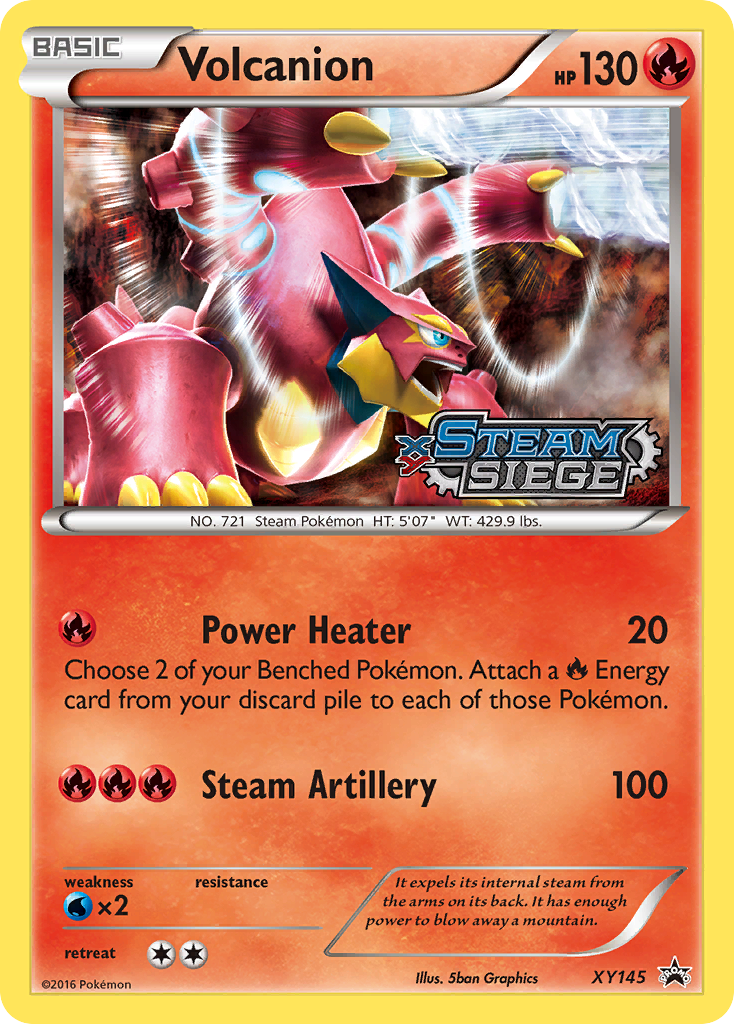 Volcanion (XY145) [XY: Black Star Promos] | Jomio and Rueliete's Cards and Comics