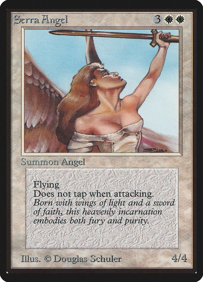 Serra Angel [Beta Edition] | Jomio and Rueliete's Cards and Comics