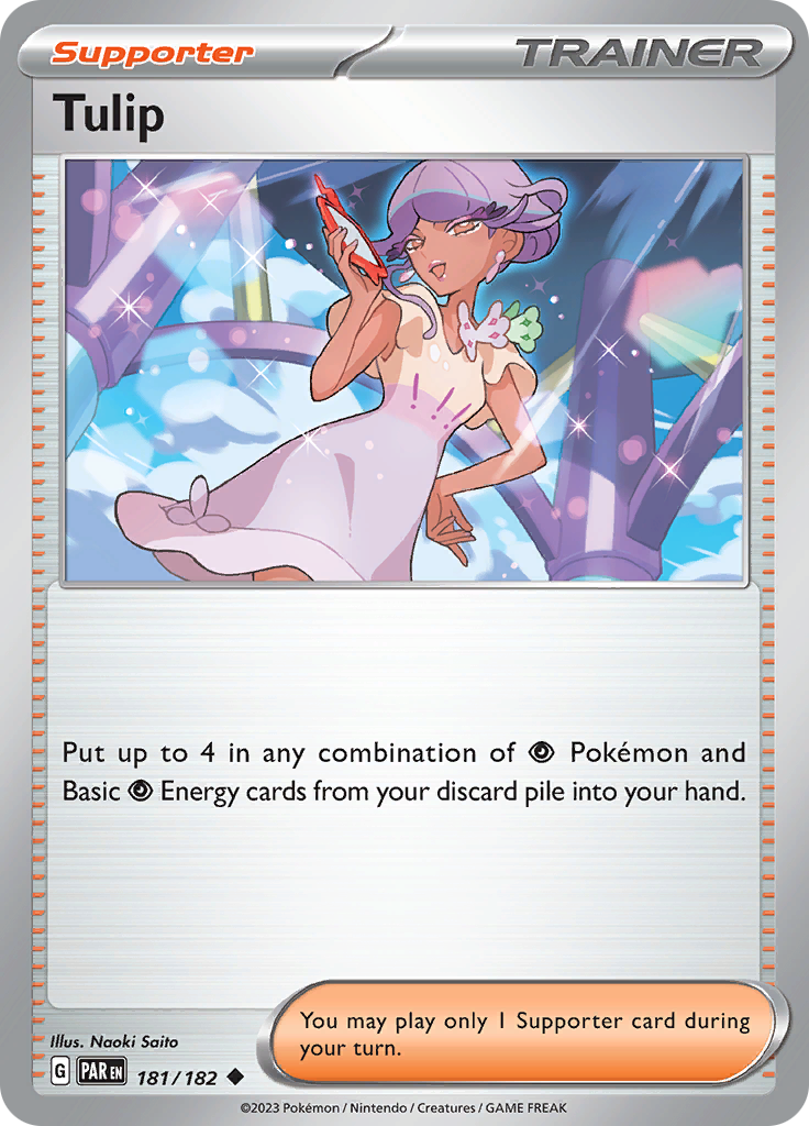 Tulip (181/182) [Scarlet & Violet: Paradox Rift] | Jomio and Rueliete's Cards and Comics