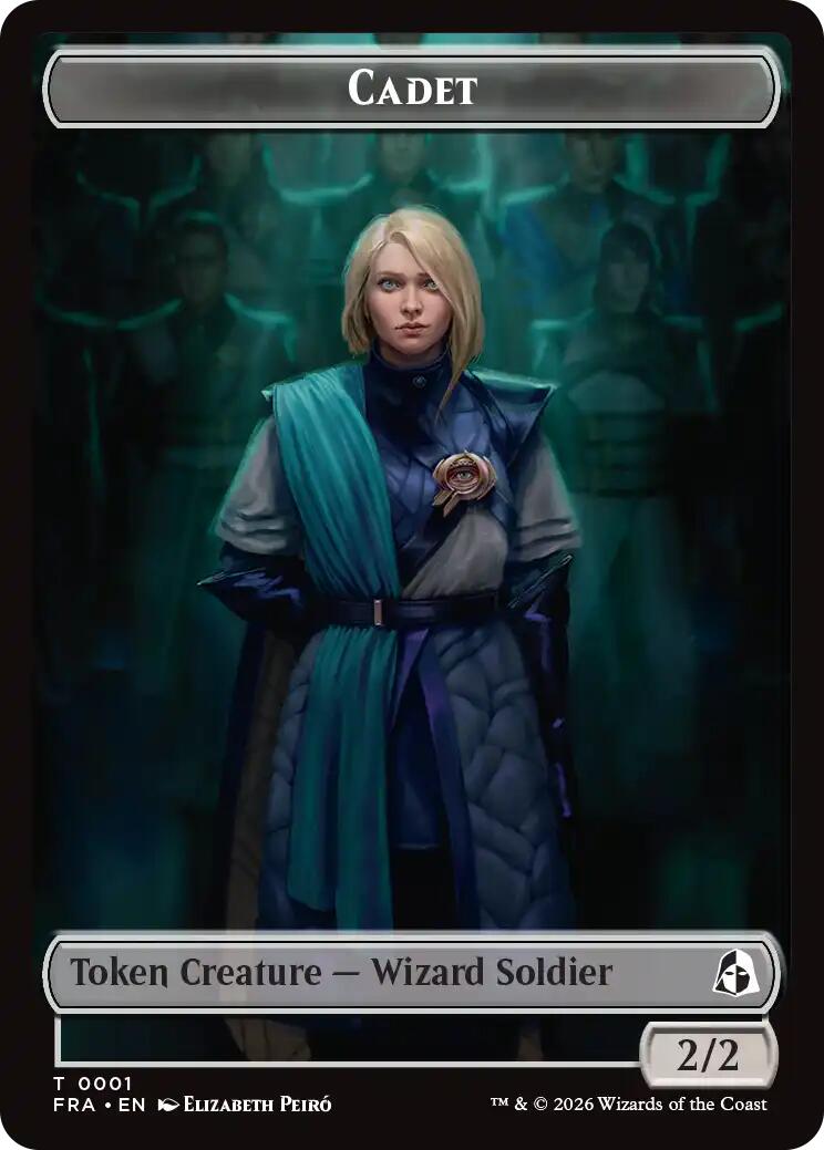 Cadet // Beast Double-Sided Token [Reality Fracture Tokens] | Jomio and Rueliete's Cards and Comics
