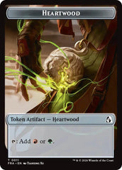 Heartwood // Thopter Double-Sided Token [Reality Fracture Tokens] | Jomio and Rueliete's Cards and Comics