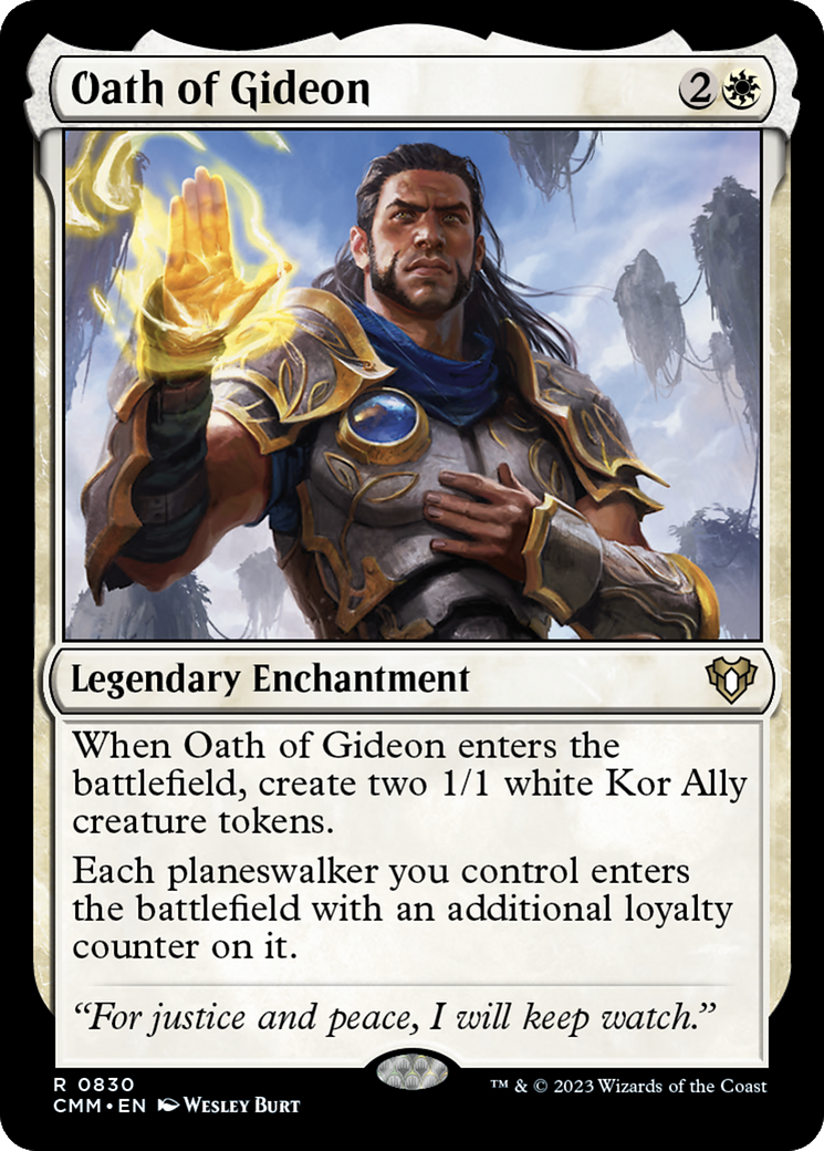 Oath of Gideon [Commander Masters] | Jomio and Rueliete's Cards and Comics
