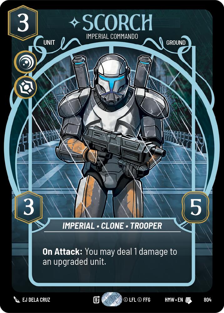 Scorch - Imperial Commando (804) (Prestige) (804) [Homeworlds] | Jomio and Rueliete's Cards and Comics