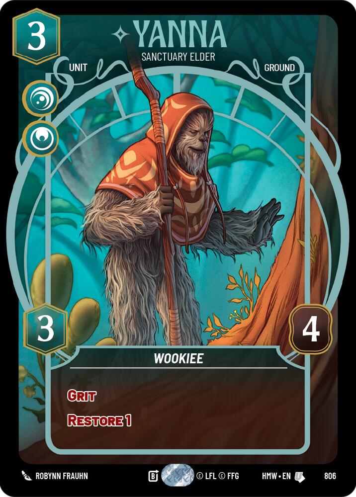 Yanna - Sanctuary Elder (806) (Prestige) (806) [Homeworlds] | Jomio and Rueliete's Cards and Comics