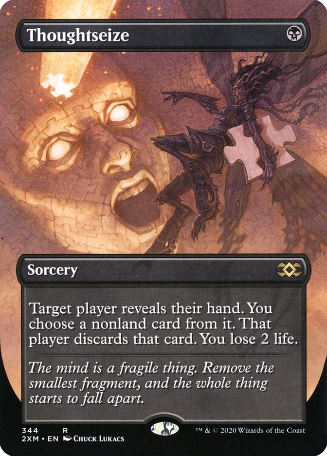 Thoughtseize (Toppers) [Double Masters] | Jomio and Rueliete's Cards and Comics