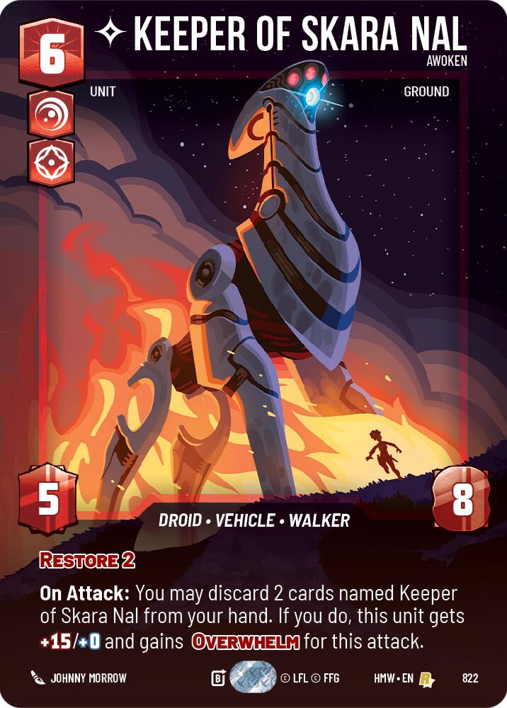 Keeper of Skara Nal - Awoken (822) (Prestige) (822) [Homeworlds] | Jomio and Rueliete's Cards and Comics