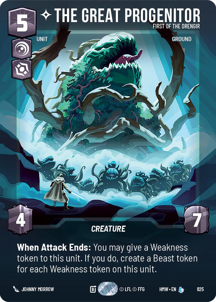 The Great Progenitor - First of the Drengir (825) (Prestige) (825) [Homeworlds] | Jomio and Rueliete's Cards and Comics