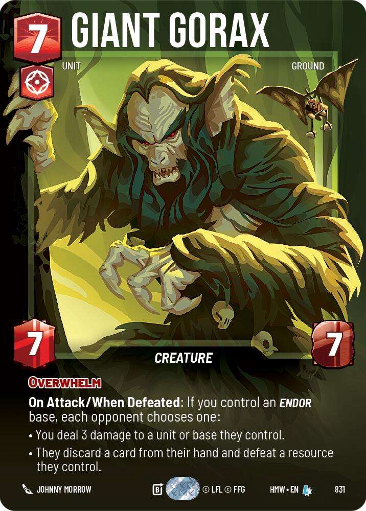 Giant Gorax (831) (Prestige) (831) [Homeworlds] | Jomio and Rueliete's Cards and Comics