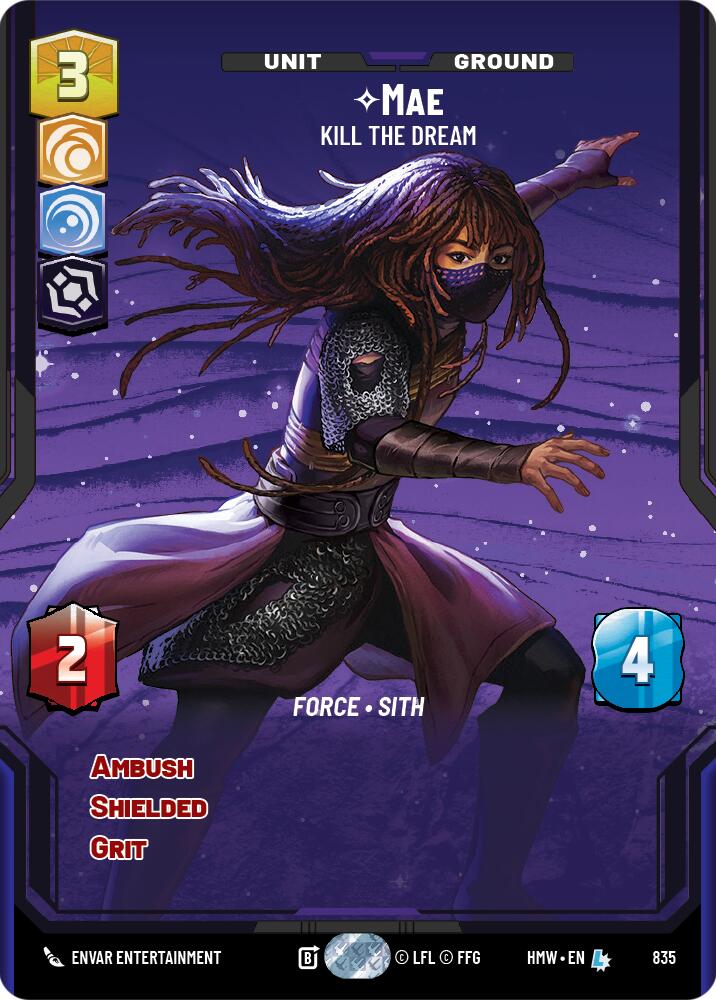 Mae - Kill the Dream (835) (Prestige) (835) [Homeworlds] | Jomio and Rueliete's Cards and Comics