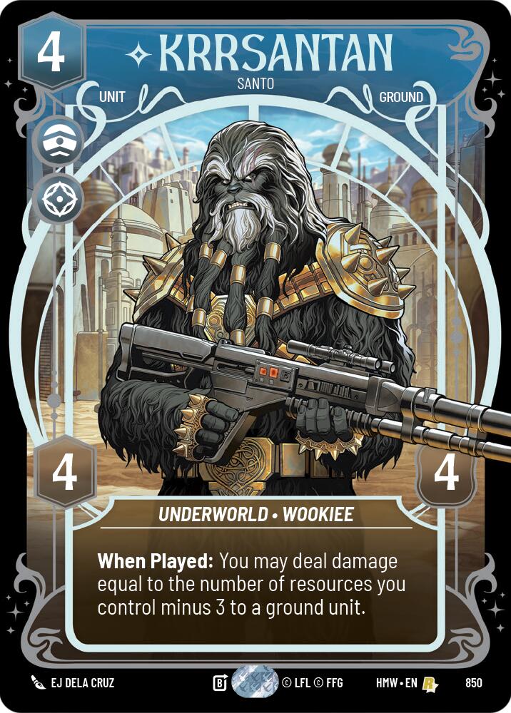 Krrsantan - Santo (850) (Prestige Foil) (850) [Homeworlds] | Jomio and Rueliete's Cards and Comics