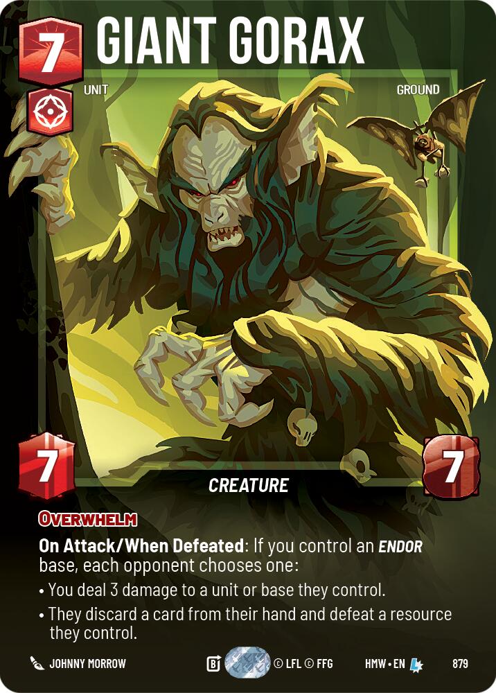 Giant Gorax (879) (Prestige Foil) (879) [Homeworlds] | Jomio and Rueliete's Cards and Comics