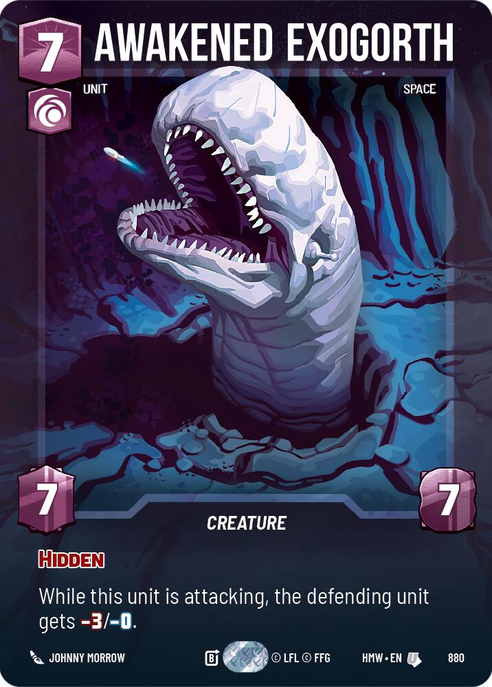 Awakened Exogorth (880) (Prestige Foil) (880) [Homeworlds] | Jomio and Rueliete's Cards and Comics