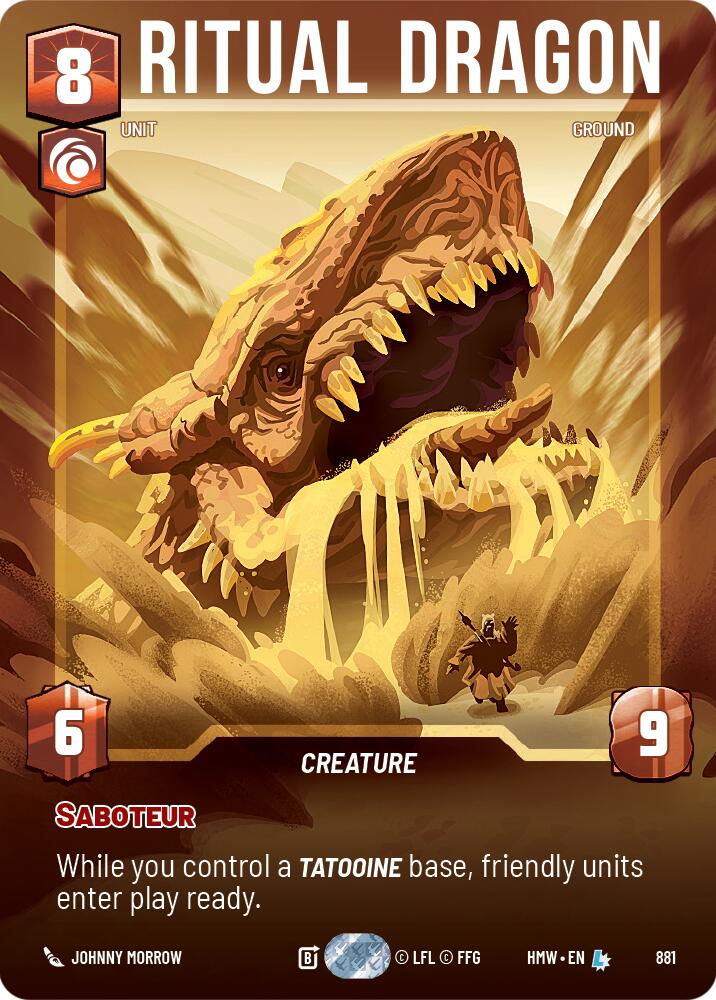 Ritual Dragon (881) (Prestige Foil) (881) [Homeworlds] | Jomio and Rueliete's Cards and Comics