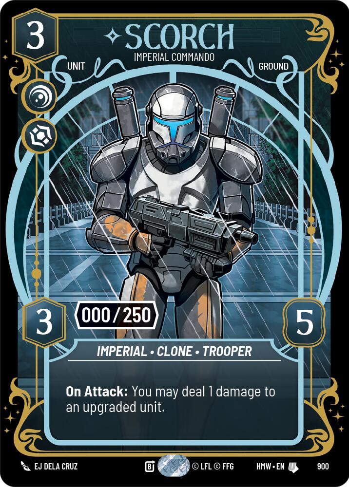 Scorch - Imperial Commando (900) (Serialized) (900) [Homeworlds] | Jomio and Rueliete's Cards and Comics