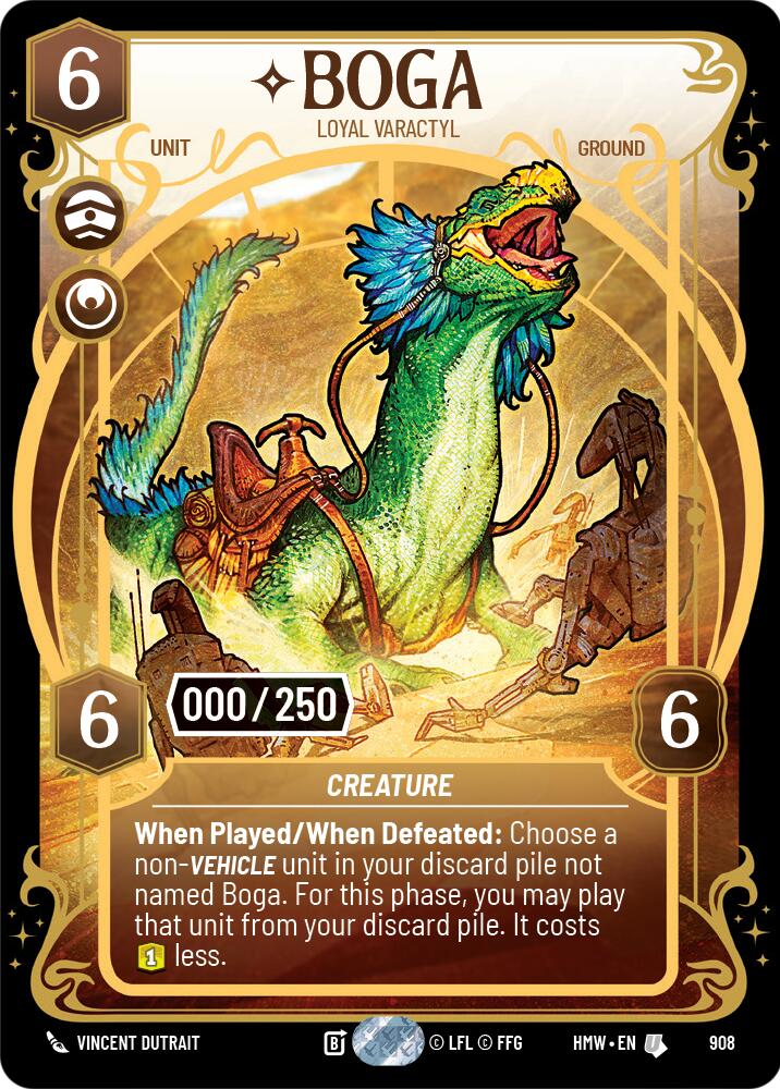Boga - Loyal Varactyl (908) (Serialized) (908) [Homeworlds] | Jomio and Rueliete's Cards and Comics