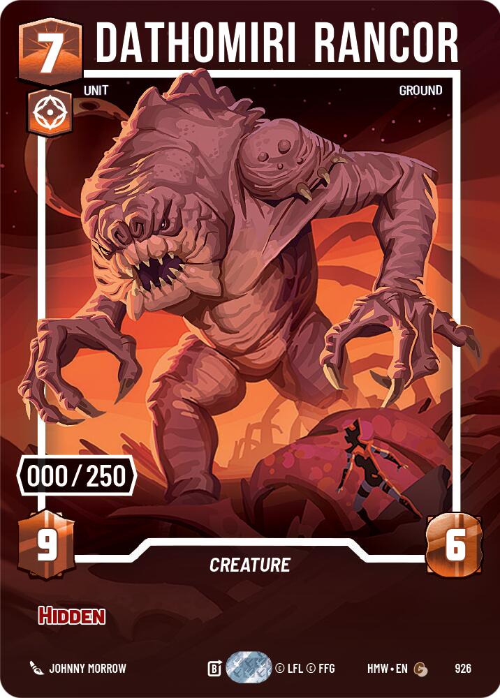Dathomiri Rancor (926) (Serialized) (926) [Homeworlds] | Jomio and Rueliete's Cards and Comics