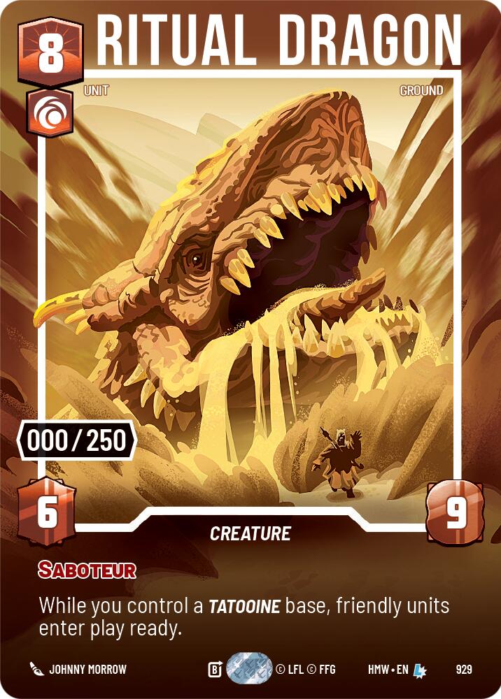 Ritual Dragon (929) (Serialized) (929) [Homeworlds] | Jomio and Rueliete's Cards and Comics
