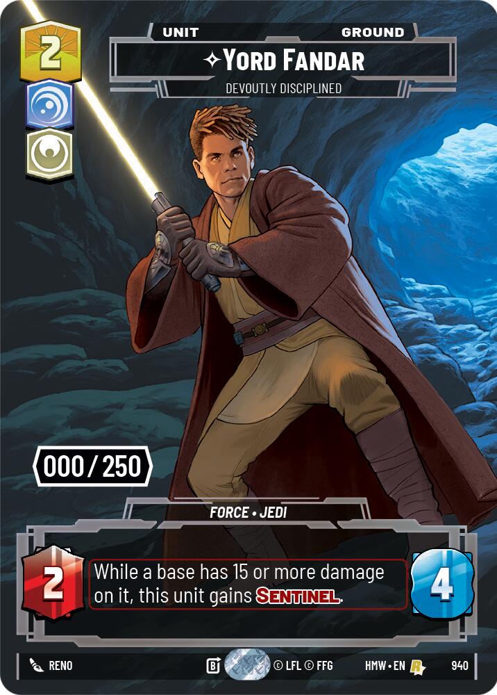 Yord Fandar - Devoutly Disciplined (940) (Serialized) (940) [Homeworlds] | Jomio and Rueliete's Cards and Comics