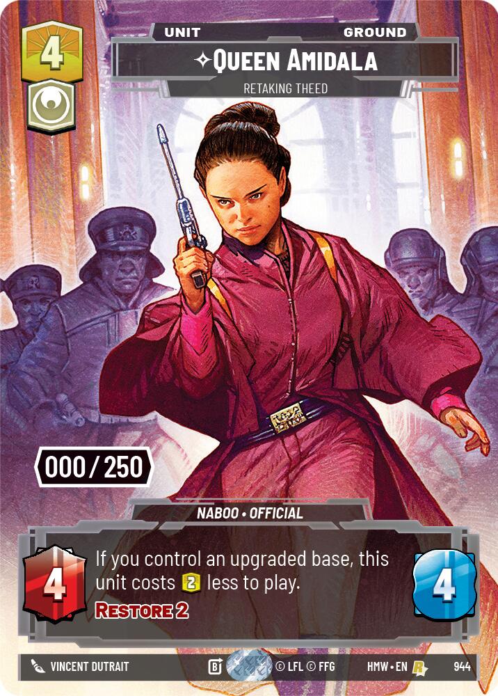 Queen Amidala - Retaking Theed (944) (Serialized) (944) [Homeworlds] | Jomio and Rueliete's Cards and Comics
