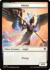 Angel // Myr Double-Sided Token [Reality Fracture Commander Tokens] | Jomio and Rueliete's Cards and Comics