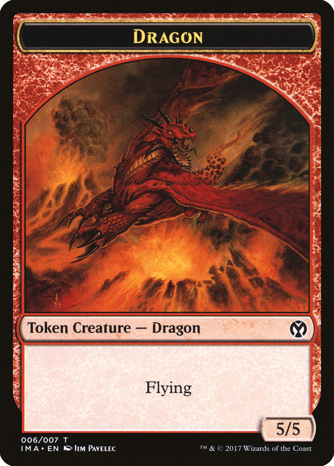 Dragon Token (006/007) [Iconic Masters Tokens] | Jomio and Rueliete's Cards and Comics