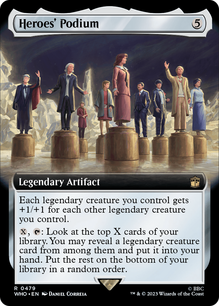 Heroes' Podium (Extended Art) [Doctor Who] | Jomio and Rueliete's Cards and Comics