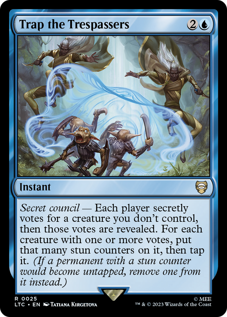 Trap the Trespassers [The Lord of the Rings: Tales of Middle-Earth Commander] | Jomio and Rueliete's Cards and Comics
