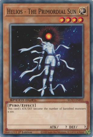 Helios - The Primordial Sun [SGX3-ENF01] Common | Jomio and Rueliete's Cards and Comics