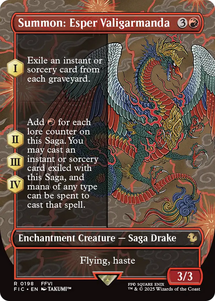 Summon: Esper Valigarmanda (Borderless) [FINAL FANTASY Commander] | Jomio and Rueliete's Cards and Comics