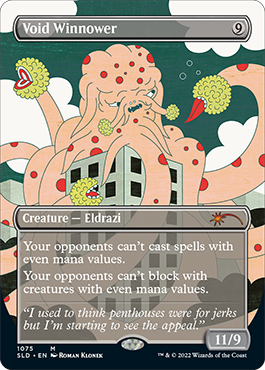 Void Winnower (Borderless) [Secret Lair Drop Series] | Jomio and Rueliete's Cards and Comics