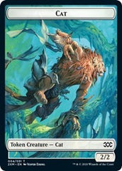 Cat // Servo Double-Sided Token [Double Masters Tokens] | Jomio and Rueliete's Cards and Comics