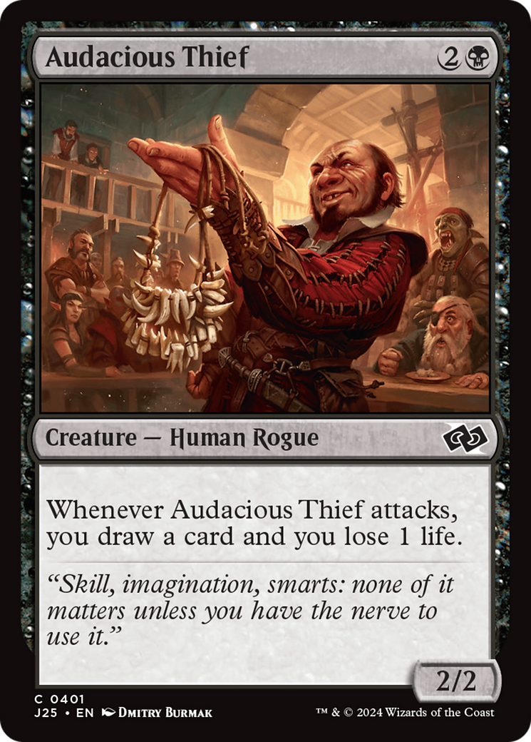 Audacious Thief [Foundations Jumpstart] | Jomio and Rueliete's Cards and Comics