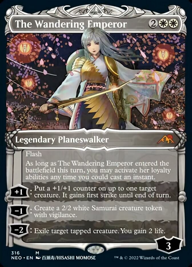 The Wandering Emperor (Showcase Samurai) [Kamigawa: Neon Dynasty] | Jomio and Rueliete's Cards and Comics