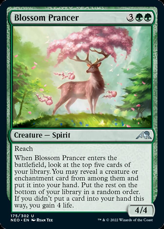 Blossom Prancer [Kamigawa: Neon Dynasty] | Jomio and Rueliete's Cards and Comics