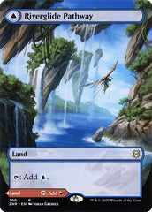 Riverglide Pathway // Lavaglide Pathway (Borderless Alternate Art) [Zendikar Rising] | Jomio and Rueliete's Cards and Comics