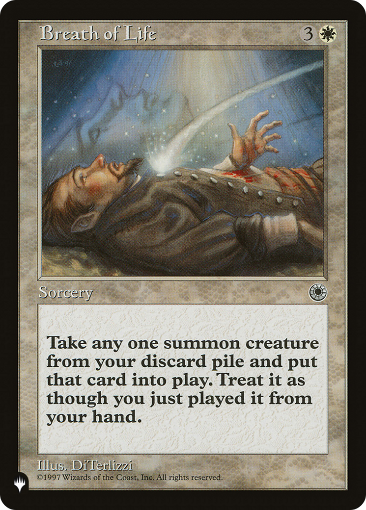 Breath of Life [The List] | Jomio and Rueliete's Cards and Comics