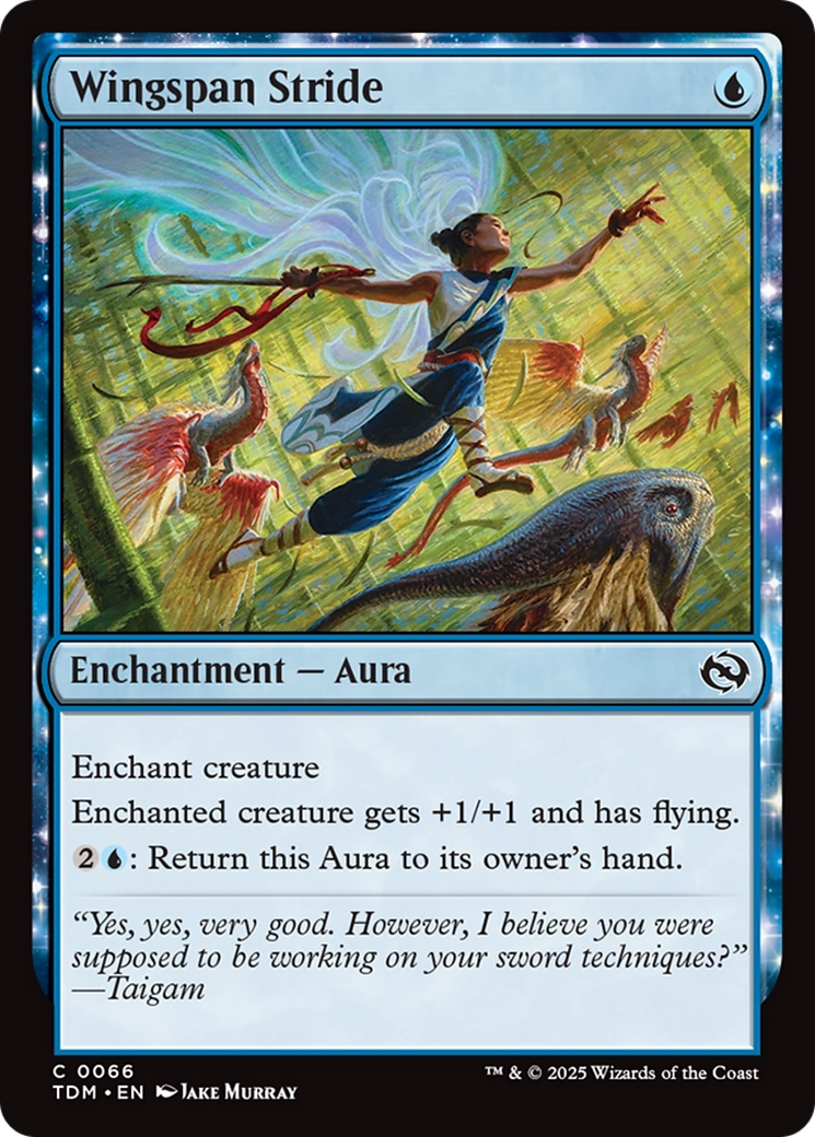 Wingspan Stride [Tarkir: Dragonstorm] | Jomio and Rueliete's Cards and Comics