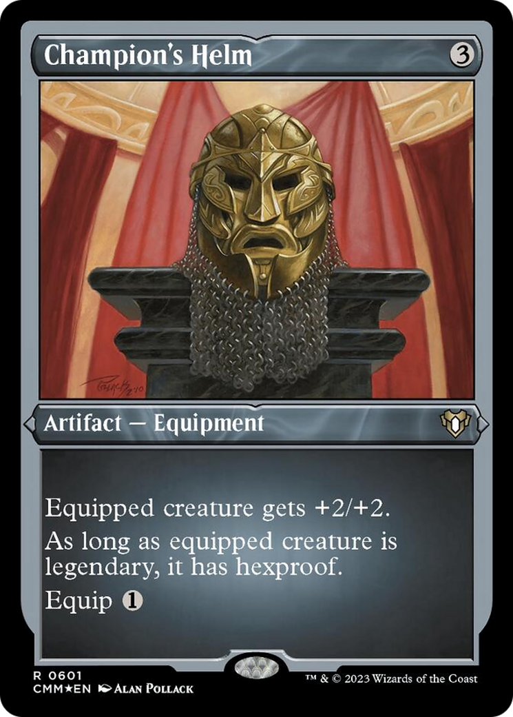 Champion's Helm (Foil Etched) [Commander Masters] | Jomio and Rueliete's Cards and Comics