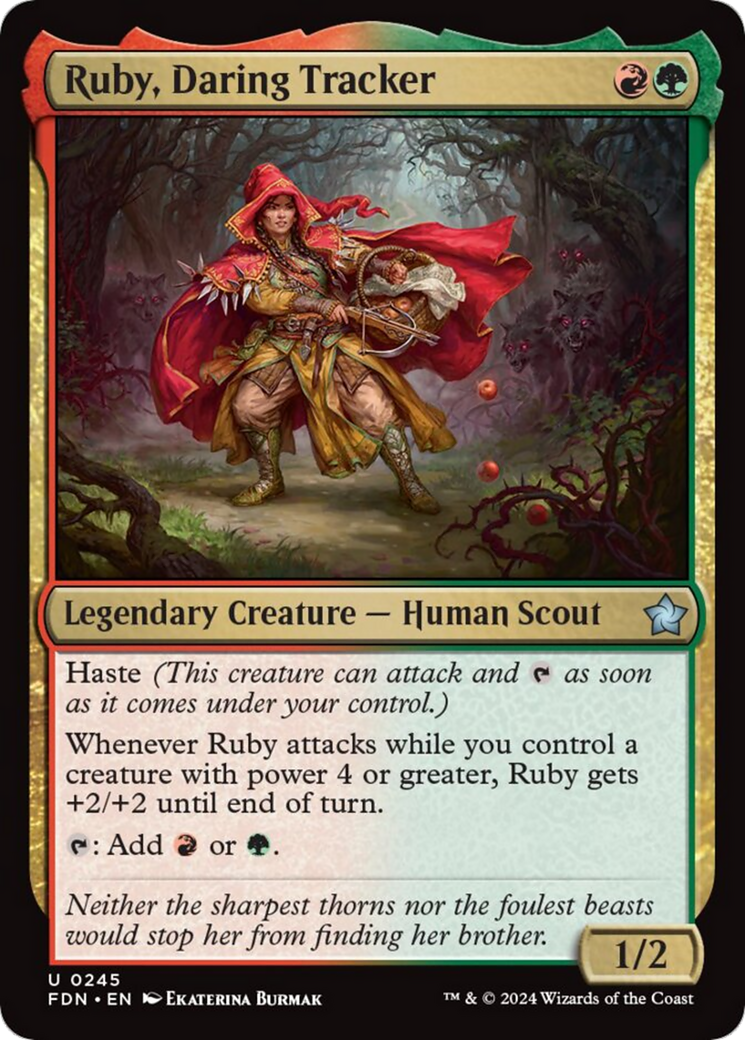 Ruby, Daring Tracker [Foundations] | Jomio and Rueliete's Cards and Comics