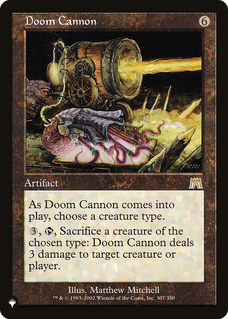 Doom Cannon [The List] | Jomio and Rueliete's Cards and Comics