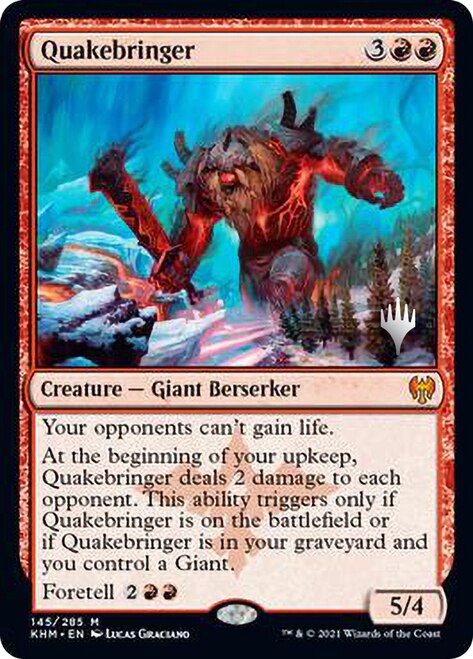 Quakebringer (Promo Pack) [Kaldheim Promos] | Jomio and Rueliete's Cards and Comics