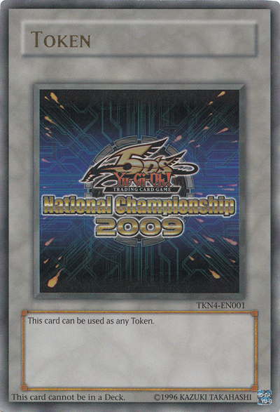 Yu-Gi-Oh 5D's 2009 National Championship Token [TKN4-EN001] Ultra Rare | Jomio and Rueliete's Cards and Comics