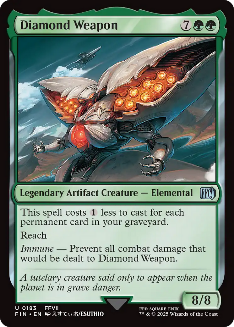 Diamond Weapon [FINAL FANTASY] | Jomio and Rueliete's Cards and Comics