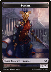 Human Soldier // Zombie Double-Sided Token [Theros Beyond Death Tokens] | Jomio and Rueliete's Cards and Comics