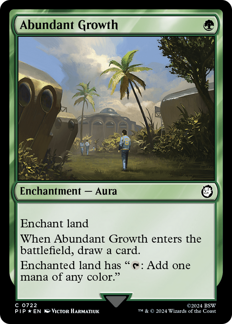 Abundant Growth (Surge Foil) [Fallout] | Jomio and Rueliete's Cards and Comics