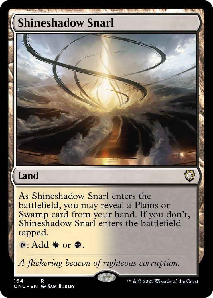 Shineshadow Snarl [Phyrexia: All Will Be One Commander] | Jomio and Rueliete's Cards and Comics