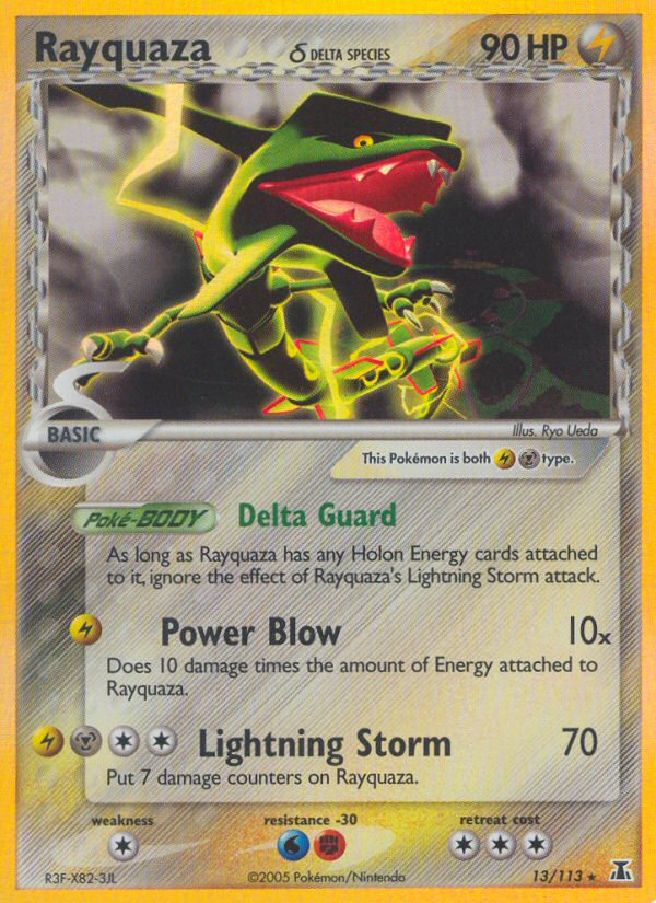 Rayquaza (13/113) (Delta Species) [EX: Delta Species] | Jomio and Rueliete's Cards and Comics