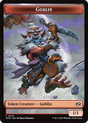 Dog // Goblin Double-Sided Token [Tarkir: Dragonstorm Commander Tokens] | Jomio and Rueliete's Cards and Comics