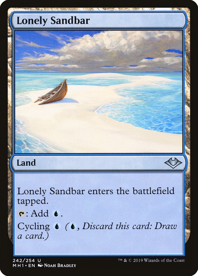 Lonely Sandbar [Modern Horizons] | Jomio and Rueliete's Cards and Comics