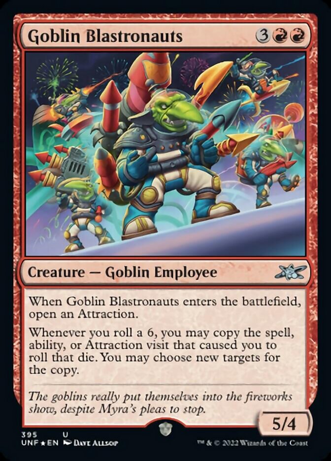 Goblin Blastronauts (Galaxy Foil) [Unfinity] | Jomio and Rueliete's Cards and Comics